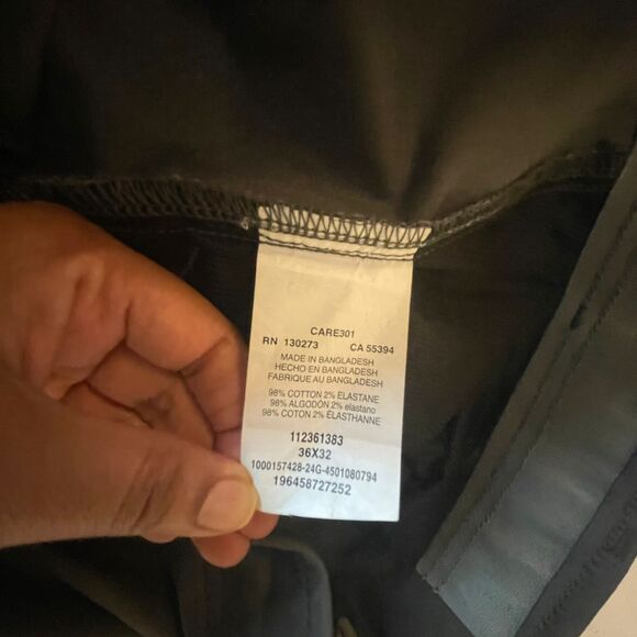 Lee Mens Flat Front Slim Stretch Grey Straight Chino Comfort Pant Size 36X32 - Picture 5 of 9